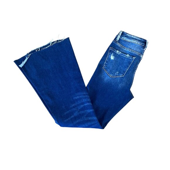 NWOT Flying Monkey Blue Distressed Jeans Size 26 - Picture 2 of 3